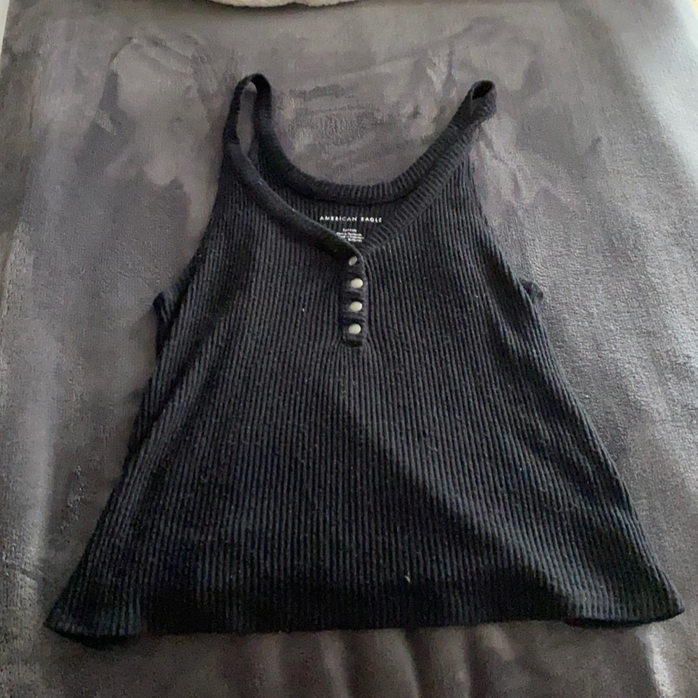Black tank top